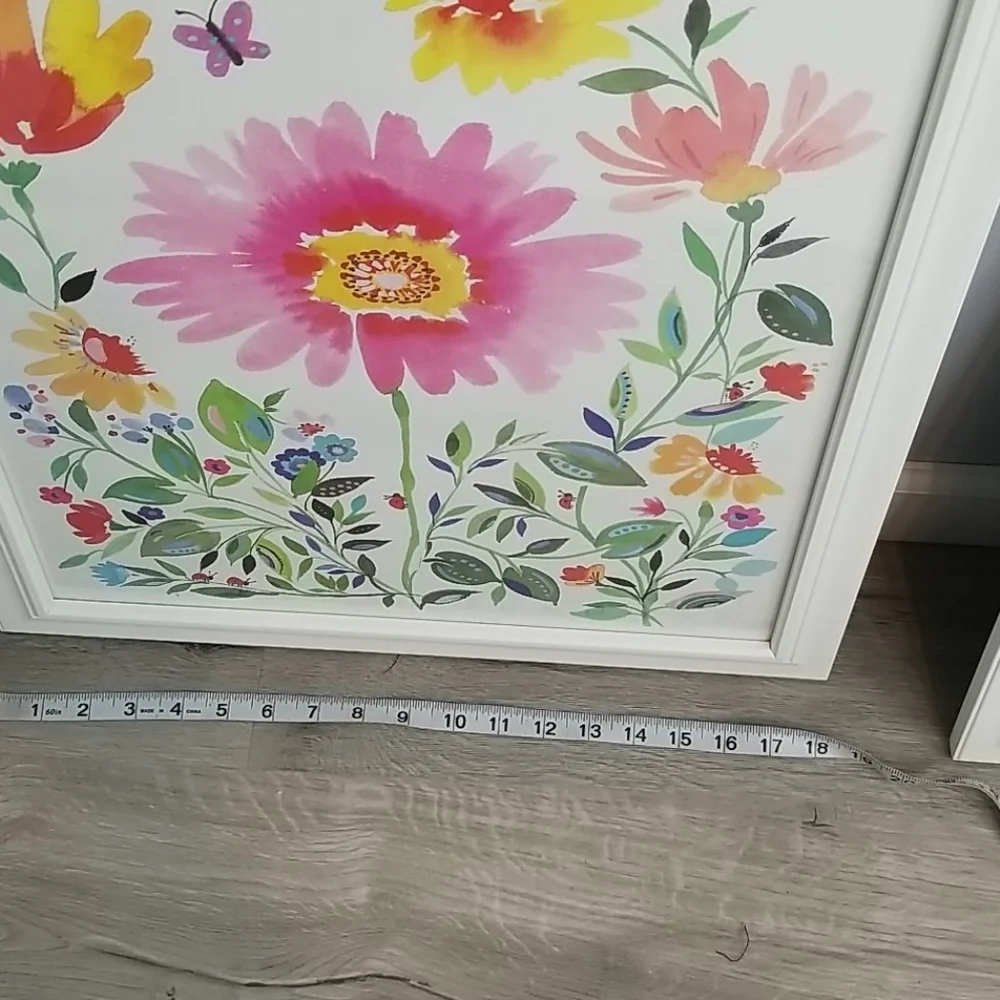 Framed Butterfly Garden Friends Art Print